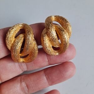 Vintage Christian Dior Clip Earrings